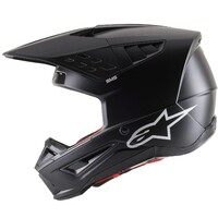 Alpinestars 2023 SM5 Solid Matte Black Helmet