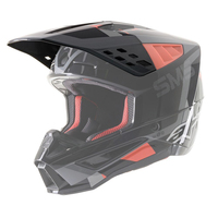 Alpinestars Replacement Visor Peak for SM5 Rover Helmets Anthracie/Fluro Red