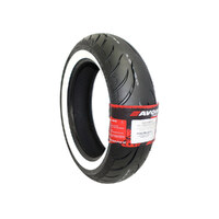 Avon Tyres AV92161865WW Cobra Chrome Whitewall Rear Tyre 180/65-B16 AV92
