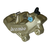Brembo Brake Caliper P4/34 Right Gold for most Aprilia/Benelli/Bimota/Ducati/Husqvarna/KTM/Moto Guzzi/MV Agusta/Triumph Models