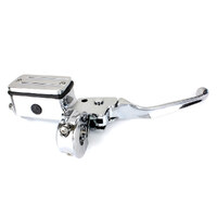 RSS BAI-07-0542-1 Front Brake Master Cylinder Chrome for Big Twin/Sportster 82-95 Models w/Single Disc Rotors