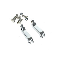 RSS BAI-17-0456 3-1/2" Male Footpeg Extensions Chrome for Softail/Dyna Models w/Forward Controls
