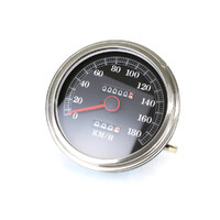 RSS BAI-21-0831A 5" KPH 1989-95 Style Speedometer for Fat Bob Dash