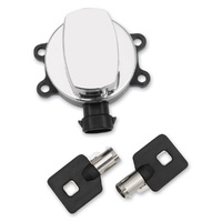Bailey BAI-E21-0214 Ignition Switch Chrome for Softail 11-17/Road King 14-Up & most Dyna Models 12-17