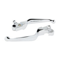 RSS BAI-H07-0574 Hand Levers Chrome for Softail 96-14/Dyna 96-17/Touring 96-07/Sportster 96-03