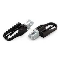 Burly Brand BB13-1007B MX Style Front Footpegs Black for Softail 18-Up