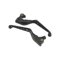 Tucker V-Twin BC-49-0978 4 Hole Hand Levers Black for Sportster 14-21