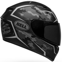 Bell 2020 Qualifier Stealth Camo Matte Black/White Helmet