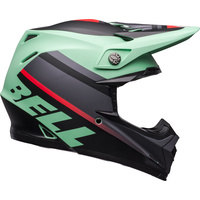 Bell 2020 Moto-9 MIPS Prophecy Matte Green/Infrared/Black Helmet