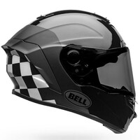Bell 2020 Star DLX MIPS Lux Checkers Matte & Gloss Black/White Helmet