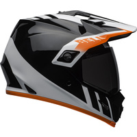 Bell 2020 MX-9 Adventure MIPS Dash Black/White/Orange Helmet