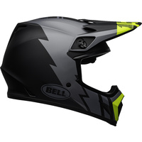 Bell 2020 MX-9 MIPS Helmet Strike Matte Grey/Black/Hi-Viz 