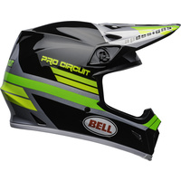 Bell 2020 MX-9 MIPS Pro Circuit Replica 2020 Black/Green Helmet