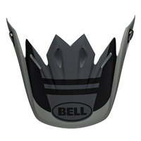 Bell Replacement Peak Prophecy Matte Grey/Black/White for Moto-9 MIPS Helmets