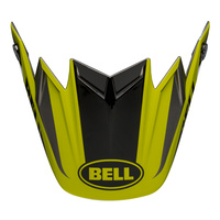 Bell Replacement Peak Division Matte/Gloss Black/Hi-Viz/Grey for Moto-9 Flex Helmets
