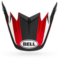 Bell Replacement Peak Division Matte/Gloss White/Blue/Red for Moto-9 Flex Helmets