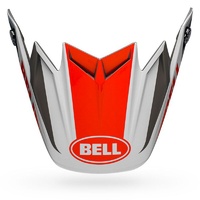 Bell Replacement Peak Division Matte/Gloss White/Orange/Sand for Moto-9 Flex Helmets