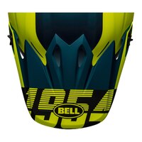 Bell Replacement Peak for MX-9 MIPS Helmet Strike Matte Blue/Yellow