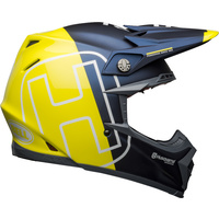 Bell 2021 Moto-9 Flex Helmet Husky Gotland Matte/Gloss Blue/Hi Viz