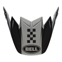 Bell Replacement Peak for Moto-9 Flex Helmets Breakaway Matte Silver/Black