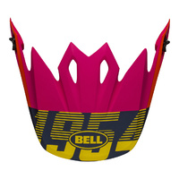 Bell Replacement Peak for MX-9 MIPS Helmets Strike Matte Blue/Orange/Pink
