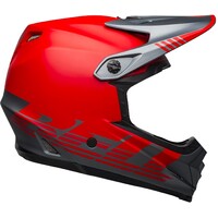Bell 2021 Moto-9 Youth MIPS SE Louver Matte Red/Grey