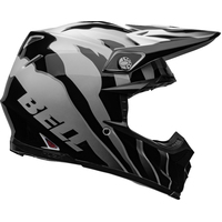 Bell Moto-9S Flex Claw Gloss Black/White Helmet