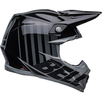 Bell 2023 Moto-9S Flex Sprint Matte/Gloss Black/Grey Helmet