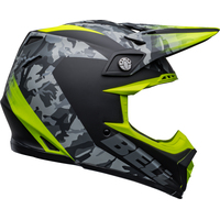 Bell Moto-9 Helmet MIPS Venom Matte Black Camo/Hi-Viz Yellow