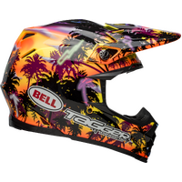 Bell Moto-9S Flex Tagger Tropical Fever Yellow/Orange Helmet