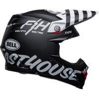 Bell Moto-9S Flex Fasthouse Flex Crew Matte Black/White Helmet