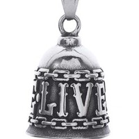 Twin Power Guardian Bell Silver w/Silver Live to Ride in Chains