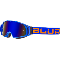 Blur B-20 Goggle Flat Blue/Orange w/Radium Blue Lens
