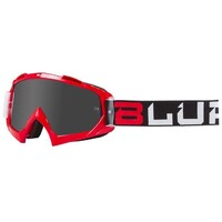Blur B-10 Goggle Two Face Red/Black/White w/Silver Lens