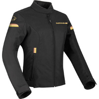 Bering Lady Riva Black/Orange Womens Textile Jacket