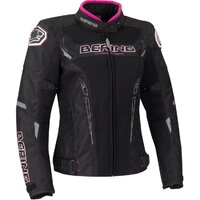 Bering Lady Mistral Black/Pink Womens Textile Jacket