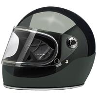 Biltwell Gringo S Gloss Sierra Green Helmet [Size:XS]