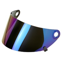 Biltwell Flat Visor Shield Rainbow Mirror for Gringo S GEN2 Helmets