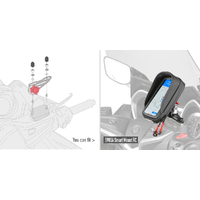 Givi 01VKIT Smart Mount Hardware Kit for Ducati/Honda/Kawasaki/Piaggio/Sym/Voge/Yamaha