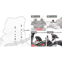 Givi 03SKIT Smart Bar Hardware Kit for Benelli/Ducati/Honda/Kawasaki/KTM/Moto Guzzi/Suzuki