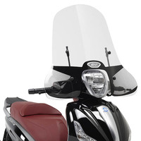 Givi 5606A Clear Windshield 47 x 72 cm for Piaggio Beverly 125ie-300ie-350 10-20/Medley 125-150 16-19