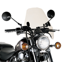 Givi A601 Universal Bronze Windshield 36.9 x 42.5 cm & 2-Point Mounting Kit