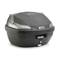 Givi B37NT Blade Tech 37L Monolock Black Top Case w/Smoked Reflectors & Universal Mounting Plate