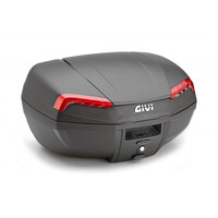 Givi E46N Riviera 46L Monolock Top Case w/Red Reflectors & Universal Mounting Plate