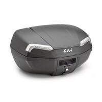 Givi E46NT Riviera Tech 46L Monolock Top Case w/Smoked Reflectors & Universal Mounting Plate