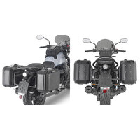 Givi PLO8206MK PL ONE-FIT Side Case Pannier Holder for Moto Guzzi V7 850 Stone/Special 21-23 w/Monokey Cases