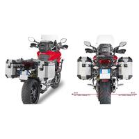 Givi PLR7406CAM Rapid Release Side Case Pannier Holder for Ducati Multistrada 950 17-18 w/Monokey Cam Side Trekker Outback Cases