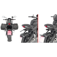 Givi TR6419 Remove-X Rapid Release Saddlebag Holder for Triumph Trident 660 21-23 w/Soft Side Bags