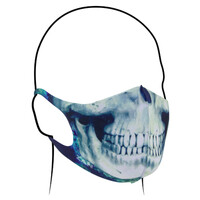 ZanHeadgear Lightweight Face Mask Paint Skull/Black (2 Pack)