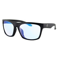 Bobster Route Sunglasses Matte Black w/Clear Blue Light Lens